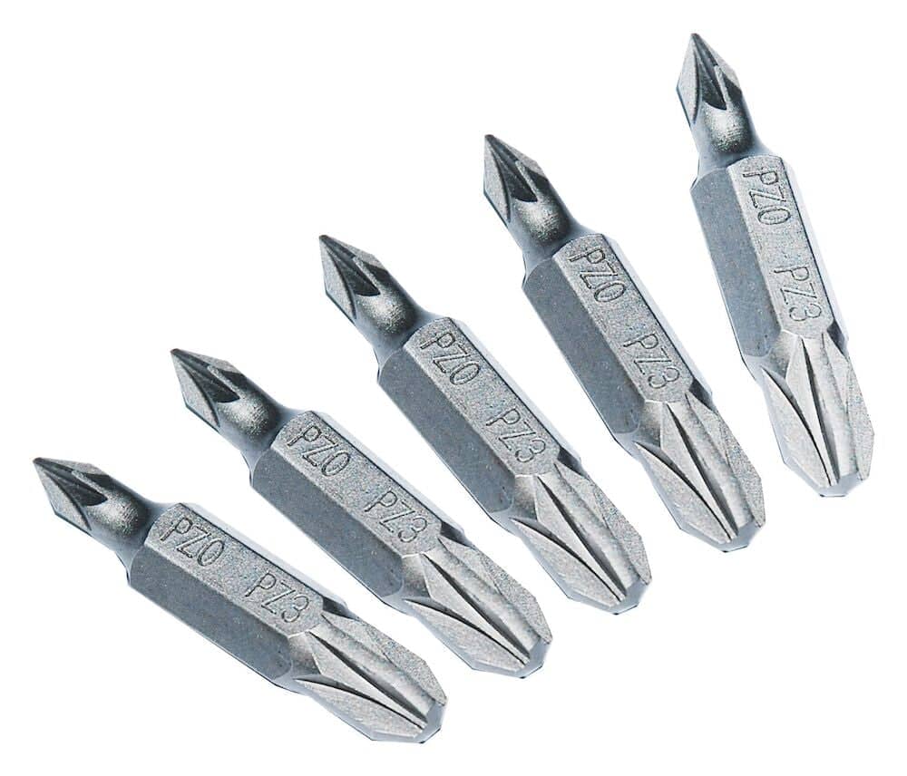 Barnwell Pozi-Bits Set – 8-tlg., PZ0-PZ3, 1/4 Zoll Sechskant Für Akkuschrauber