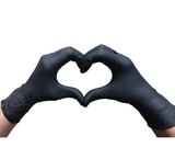 I-Tuff Glove - Impushana Elahlwayo Yamahhala Ye-Nitrile - Iphakethe lamagilavu ayishumi / amapheya angu-5