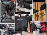 I-Tuff Glove - Impushana Elahlwayo Yamahhala Ye-Nitrile - Iphakethe lamagilavu ayishumi / amapheya angu-5
