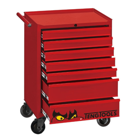 Teng Tools - 27inch Classic Cabinet 7 Drawers Red - TCW707K