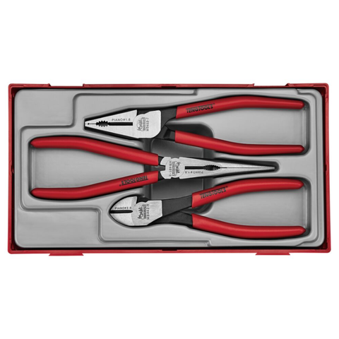 TengTools - Vinyl grip plier set TT1 3 pieces - TTMB03