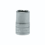 1/2inch Drive 12 Point Socket 16mm