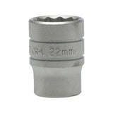 1/2inch Drive 12 Point Socket 22mm