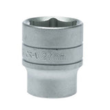1/2inch Drive 6 Point Socket 27mm