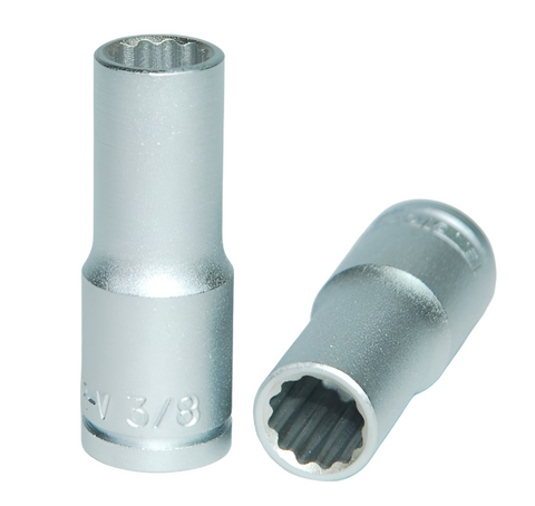 TengTools - 3/8inch Deep Socket 12 pt AF 7/16inch - M38021412-C