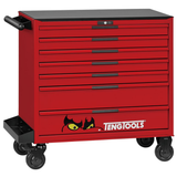TengTools - 37inch PRO35™ roller cabinet tool kit 595 pieces red - TKW37R595T
