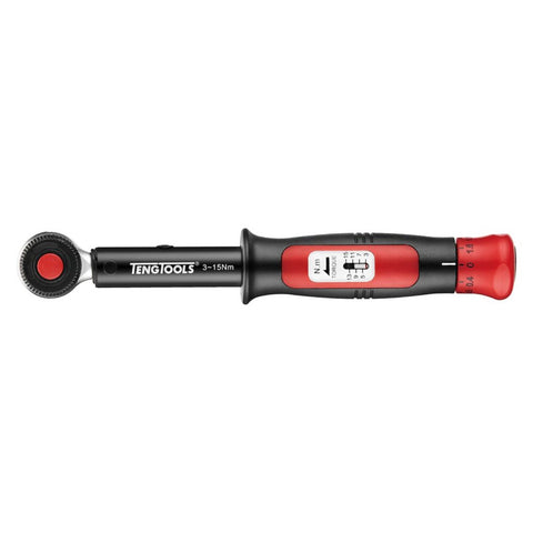 TengTools - 1/4inch Torque Wrench Plus 3 - 15Nm - 1492P015
