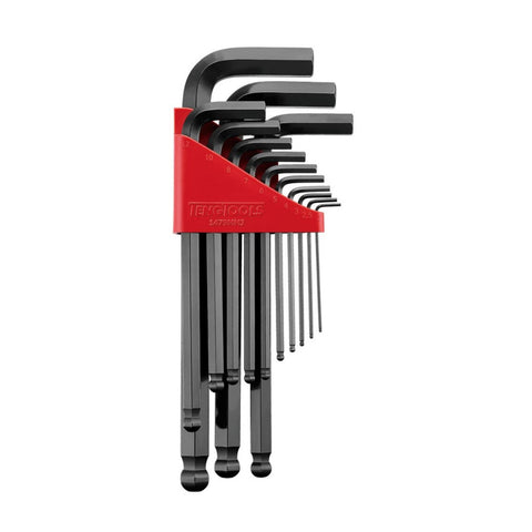 TengTools - 13Pc Ballpoint Hex Key Set Metric 2-19mm - 1479MMJ
