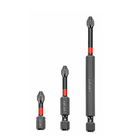 TengTools - 1Pc 1/4inch PZ Impact Bits 50mm PZ3 - PZP5000301