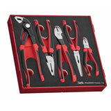 TengTools - Plier Set TPR Grip Q FOAM2 5 Pieces - TED441-TQ