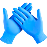 Dromex Blue Nitroshield Disposable Gloves 100's - Size L