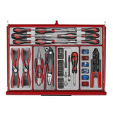 TengTools - 26inch PRO35™ roller cabinet tool kit 516 pieces red - TKW26R516T