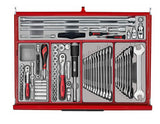 TengTools - 26inch PRO35™ roller cabinet tool kit 516 pieces red - TKW26R516T