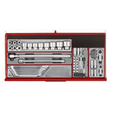 TengTools - 37inch PRO35™ roller cabinet tool kit 595 pieces red - TKW37R595T