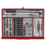 TengTools - 53inch PRO35™ roller cabinet tool kit 615 pieces red - TKW53R615T