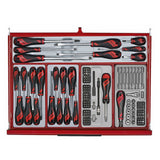 TengTools - 53inch PRO35™ roller cabinet tool kit 615 pieces red - TKW53R615T