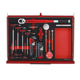 TengTools - 26inch PRO35™ roller cabinet FOAM tool kit 335 pieces red - TKW26R335F