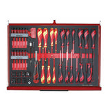 TengTools - 26inch PRO35™ roller cabinet FOAM tool kit 335 pieces red - TKW26R335F