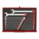 TengTools - 26inch PRO35™ roller cabinet FOAM tool kit 278 pieces red - TKW26R278F