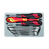 TengTools - 11inch PRO35™ tool chest tool kit 36 pieces red - TKT11R36