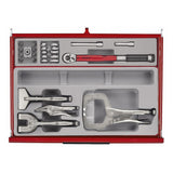 TengTools - 53inch PRO35™ Monster stack tool kit 1295 pieces red - TKS53R1295T