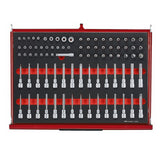 TengTools - 53inch PRO35™ Monster stack FOAM tool kit 1133 pieces red - TKS53R1133F