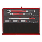 TengTools - 53inch PRO35™ Monster stack FOAM tool kit 1133 pieces red - TKS53R1133F