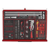 TengTools - 53inch PRO35™ Monster stack FOAM tool kit 1133 pieces red - TKS53R1133F