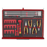 TengTools - 53inch PRO35™ Monster stack FOAM tool kit 1133 pieces red - TKS53R1133F