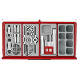 TengTools - 26inch PRO35™ stack tool kit 753 pieces red - TKS26R753T