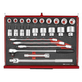 TengTools - 26inch PRO35™ stack FOAM tool kit 702 pieces red - TKS26R702F