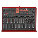 TengTools - 26inch PRO35™ stack FOAM tool kit 702 pieces red - TKS26R702F