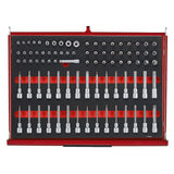 TengTools - 26inch PRO35™ stack FOAM tool kit 702 pieces red - TKS26R702F