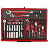 TengTools - 26inch PRO35™ stack FOAM tool kit 418 pieces red - TKS26R418F