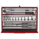 TengTools - 26inch PRO35™ Mega Master tool kit 1033 pieces red - TKS26R1033T