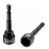 TengTools - 1/4inch Hex bolt and nut extractor set Cr-Mo 8-13 mm 5 pieces - TJEP05