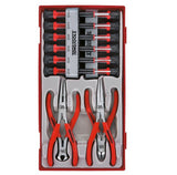 TengTools - Mini Pliers & Screwdriver Set TT1 16 Pieces - TTMI16