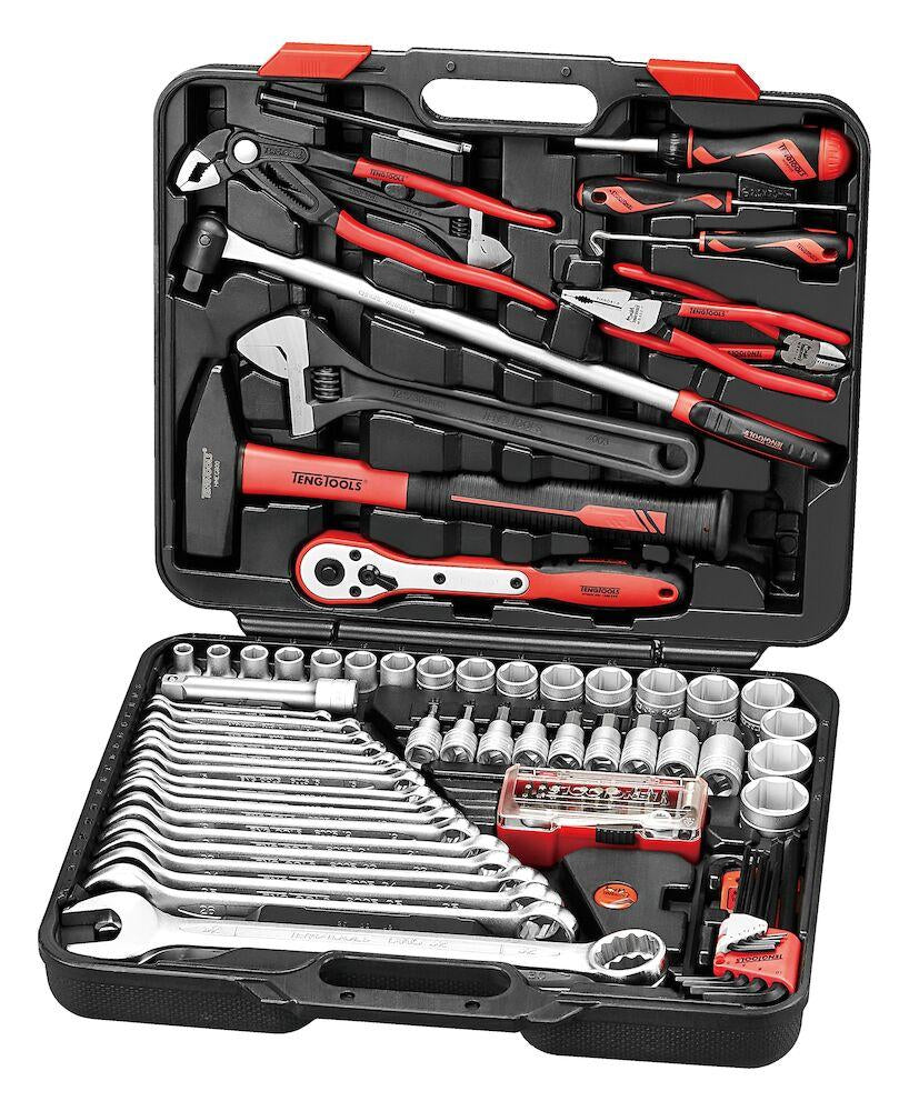 105PC Heavy Duty Tool Set with Engineers Hammer Teng Tools South Africa