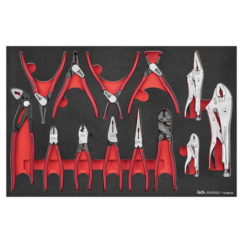 13PC Plier Set in EVA Foam