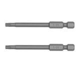 2PC 1/4inch Hex Drive TX20 Torx Bit 70MM