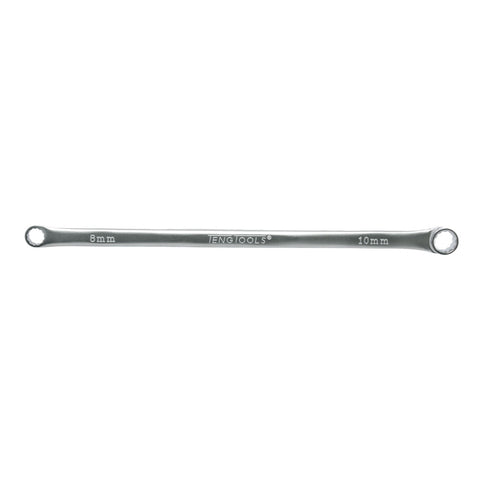 Long Double Ring Spanner 8x10mm