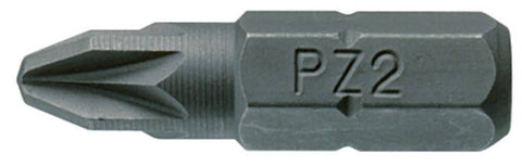 3PC 1/4"Hex No.03 Pz Bit 25MM