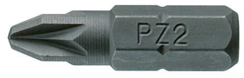 10PC 1/4inch Hex Drive PZ3 Pozidriv Bit 25mm