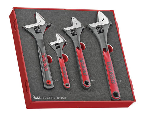 4PC Adjustable Wrench Set (Shifting Spanner)