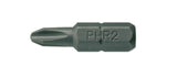 10PC 1/4inch Hex Drive No.02 Ph Gr Tipe Bit