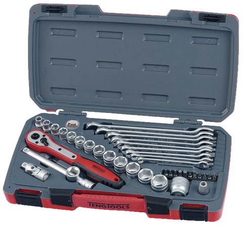 39PC 3/8" Drive Socket And Spanner Tool Set