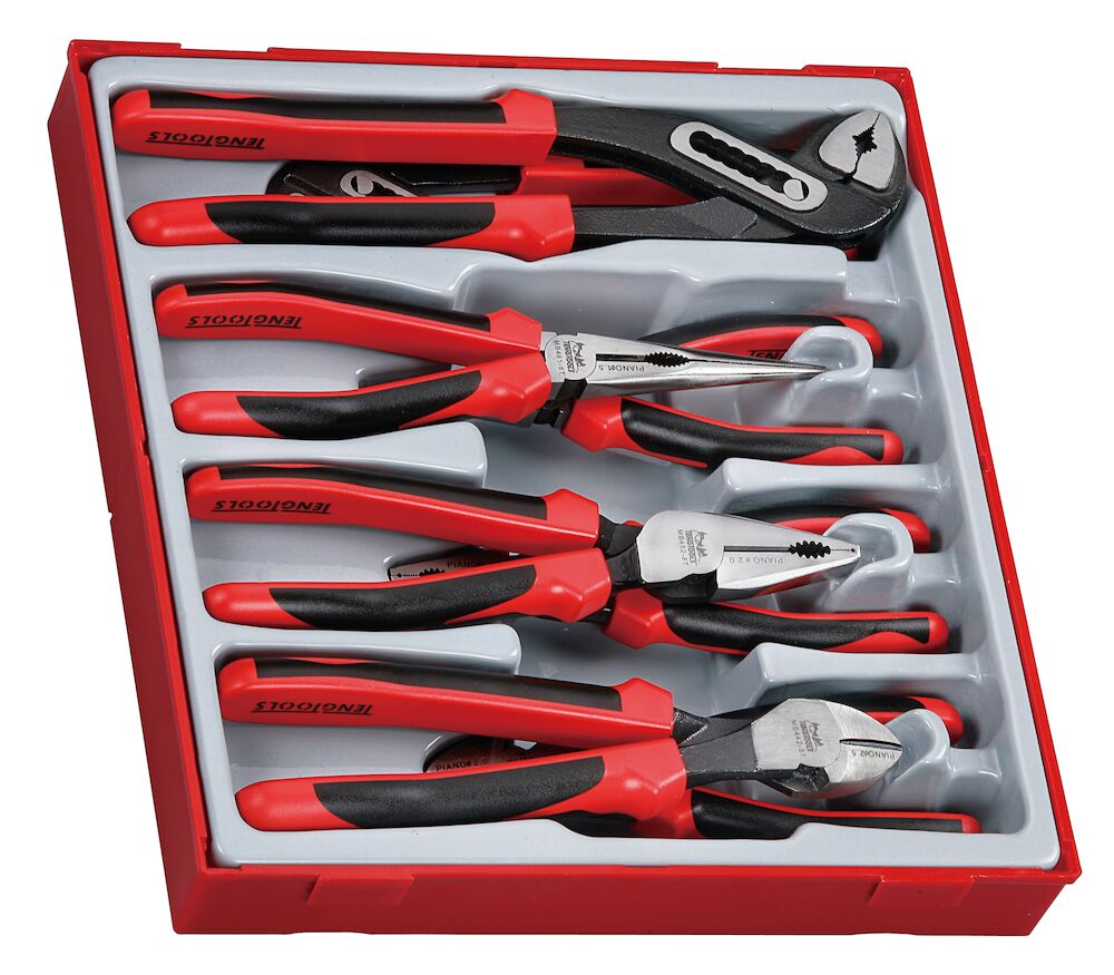 8PC Plier Set With Tpr Grip | Teng Tools South Africa