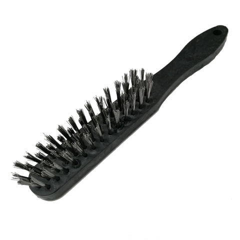 Stainless Steel Wire Brush With Plastic Handle